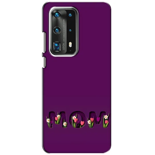 Чехол с рисунком «Мама с цветами» для Huawei P40 Чехол с рисунком «Мама с цветами» для Huawei P40