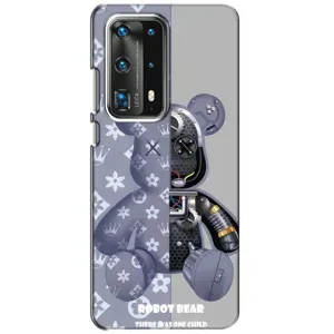 Силиконовый чехол для Huawei P40 (Медведь Louis Vuitton)