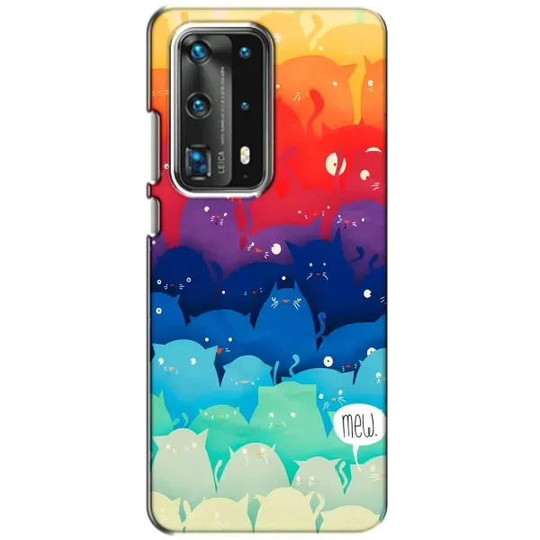 Чехол с рисунком «Mew» для Huawei P40