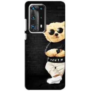 Чехол с рисунком «Мишка в очках» для Huawei P40