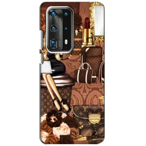 Чехол Стиль Louis Vuitton на Huawei P40 (Мода Луи Виттон)