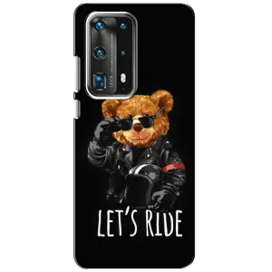 Чехол с рисунком «Модный Мишка» для Huawei P40