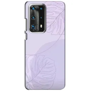 Чохол квітковий дизайн для Huawei P40 (Монстера фіолетова)