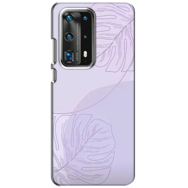 Чехол с рисунком «Монстера фиолетовая» для Huawei P40 Чехол с рисунком «Монстера фиолетовая» для Huawei P40