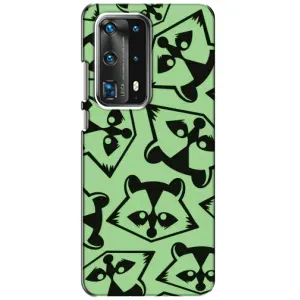 Силіконовий Чохол з Энотами на Huawei P40 (Мордочки Єнота)