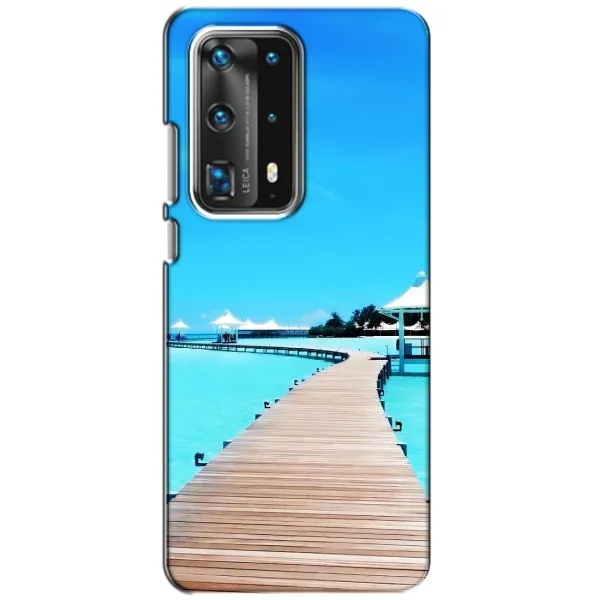 Чехол с рисунком «Набережная» для Huawei P40 Чехол с рисунком «Набережная» для Huawei P40