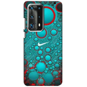 Силиконовый Чехол на Huawei P40 с картинкой Nike (Найк зеленый)