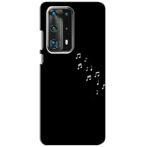 Чохол з картинками на чорному фоні для Huawei P40 (Ноти)