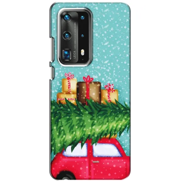 Чехол с рисунком «Новогодние подарки» для Huawei P40