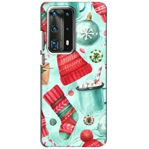 Чехол Санта Клаус для Huawei P40 (Одежда)