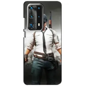 Силиконовый чехол с картинкой "Герой Pubg" на Huawei P40 (Пабг)