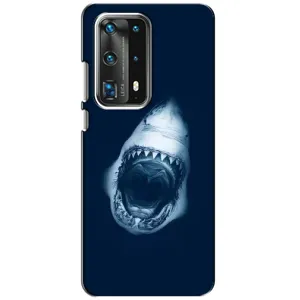 Силіконовий бампер з картинкою звірів для Huawei P40 (Пащу Акули)