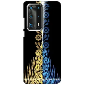 Силиконовый Чехол на Huawei P40 (Патриотическая вышиванка)