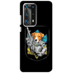 Чехол с принтом для Huawei P40 (Патрон Воин)