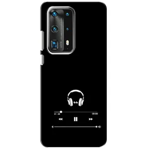 Чохол з картинками на чорному фоні для Huawei P40 (Плеєр)