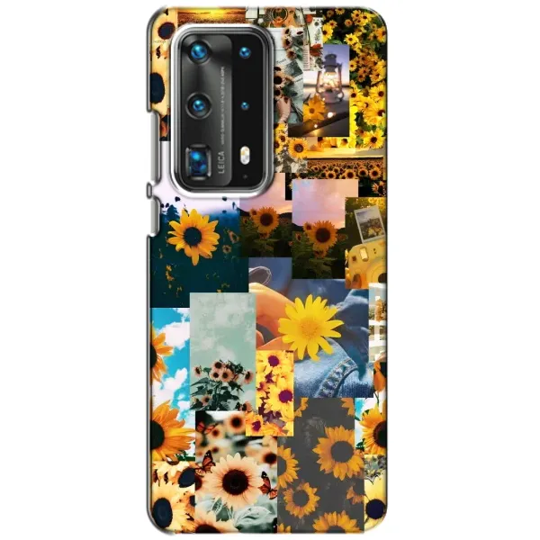 Чехол с рисунком «Подсолнуховый дизайн» для Huawei P40 Чехол с рисунком «Подсолнуховый дизайн» для Huawei P40