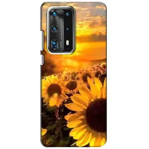 Чохол з Квітами для Huawei P40 (поле соняшників)