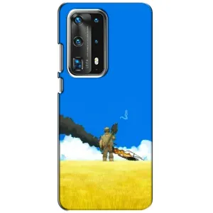 Чехлы на военную тематику для Huawei P40 (Попадание)