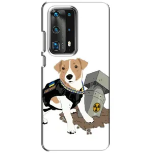 Чехол с принтом Собаки Патрон для Huawei P40 (Пёс Патрон с ракетой)