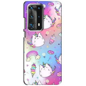 Чохол Unicorn на Huawei P40 (Веселка і Єдинорог)
