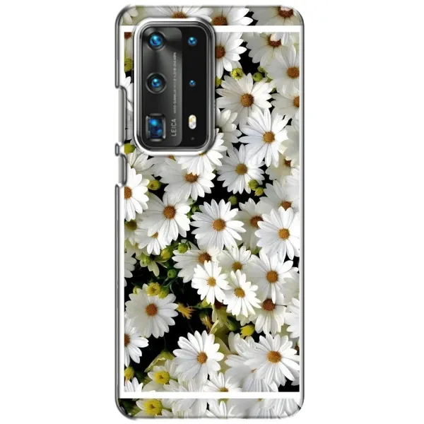 Чехол с рисунком «Рамка в ромашках» для Huawei P40 Чехол с рисунком «Рамка в ромашках» для Huawei P40