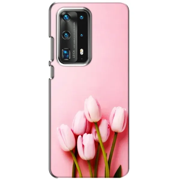 Чехол с рисунком «Розовые тюльпаны» для Huawei P40 Чехол с рисунком «Розовые тюльпаны» для Huawei P40