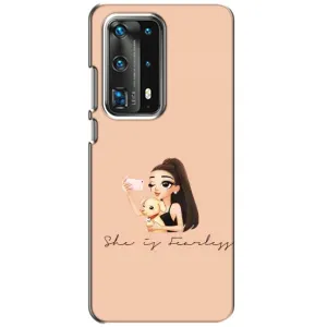 Силіконовый Чохол на Huawei P40 з картинкой Модных девушек (З собакою)