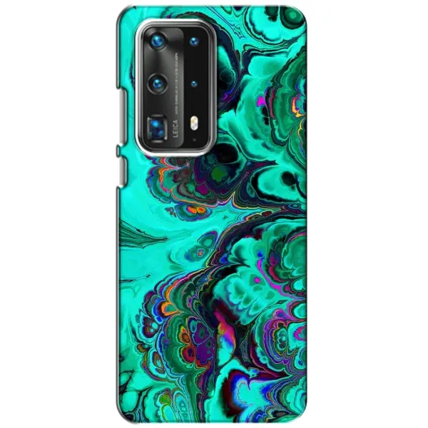 Чехол с рисунком «Салатный мрамор» для Huawei P40 Чехол с рисунком «Салатный мрамор» для Huawei P40