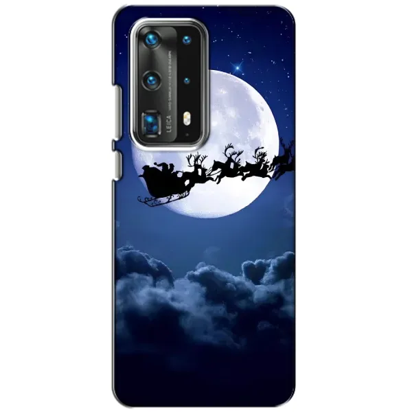Чехол с рисунком «Санта - луна» для Huawei P40