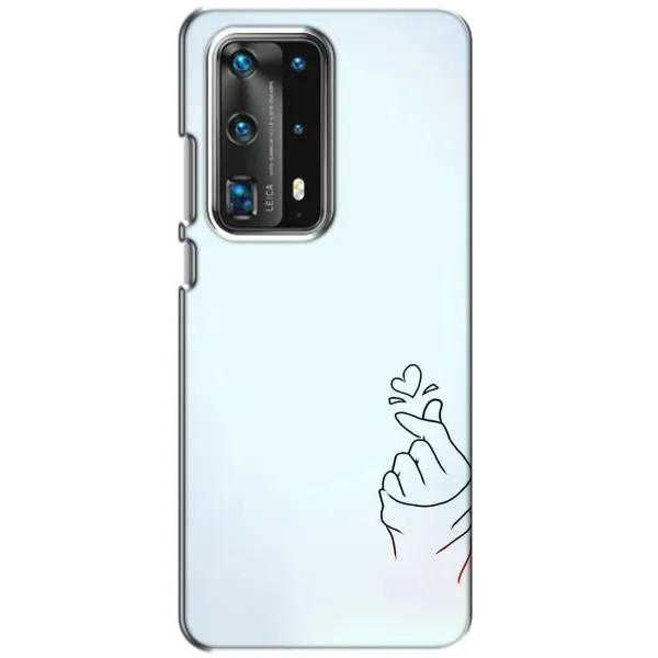 Чехол с рисунком «Сердце на голубом» для Huawei P40 Чехол с рисунком «Сердце на голубом» для Huawei P40