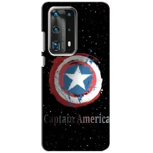 Чехол с Щитом Капитана Америки на Huawei P40 (Щит Капитана)