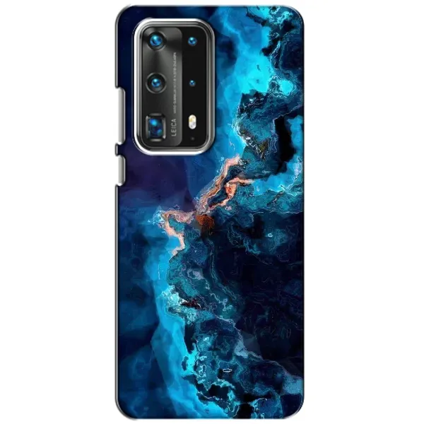 Чехол с рисунком «Синий мрамор» для Huawei P40 Чехол с рисунком «Синий мрамор» для Huawei P40