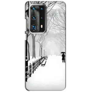 Чехлы на Новый Год Huawei P40 (Снегом замело)