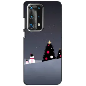Чехлы на Новый Год Huawei P40 (Снеговички)