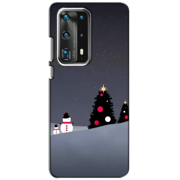Чехол с рисунком «Снеговички» для Huawei P40