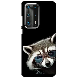 Силіконовий Чохол з Энотами на Huawei P40 (Стильний Єнот)