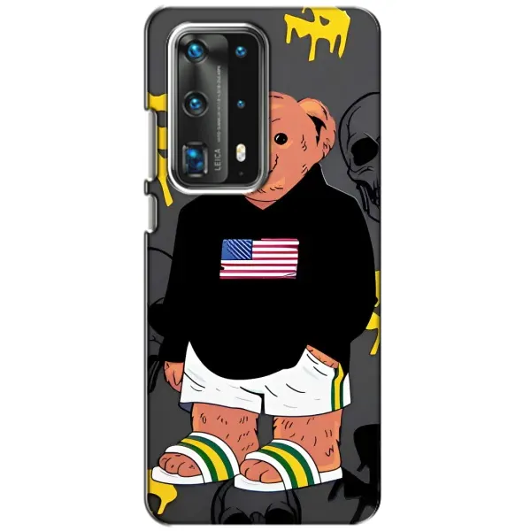 Чехол с рисунком «Teddy USA» для Huawei P40 Чехол с рисунком «Teddy USA» для Huawei P40