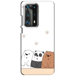 Чохли з зображенням різних тварин на Huawei P40 (Здивовані ведмедики)