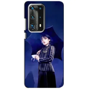 Чохол з картинкою Венсдей на Huawei P40 (Венсдей з парасолькою)