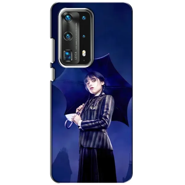 Чехол с рисунком «Уэнсдей с зонтом» для Huawei P40 Чехол с рисунком «Уэнсдей с зонтом» для Huawei P40