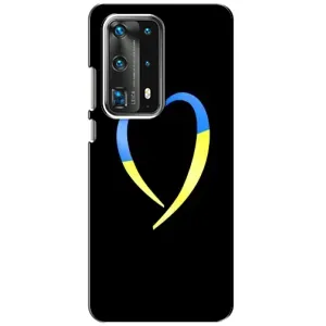 Силиконовый Чехол на Huawei P40 (Я-Украина) (Украинское сердце)