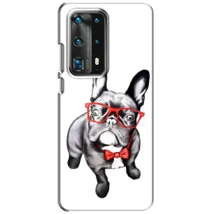 Бампер для Huawei P40 з картинкою "Песики" (В окулярах)