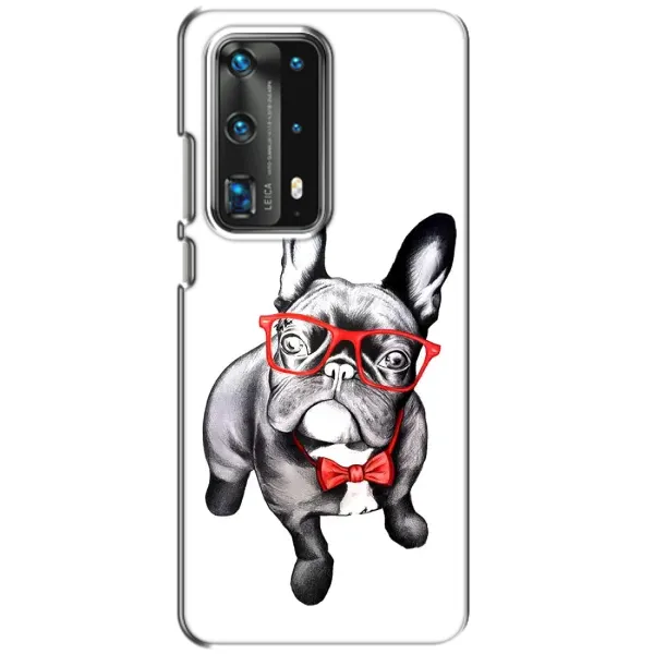Чехол с рисунком «В очках» для Huawei P40