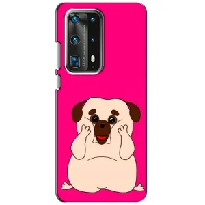 Чохол (ТПУ) Милі песики для Huawei P40 (Веселий Мопсік)