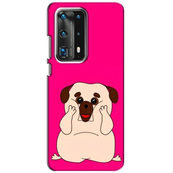 Чехол с рисунком «Веселый Мопсик» для Huawei P40 Чехол с рисунком «Веселый Мопсик» для Huawei P40