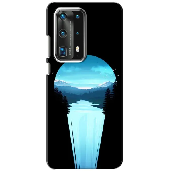Чехол с рисунком «Синий Водопад» для Huawei P40 Чехол с рисунком «Синий Водопад» для Huawei P40