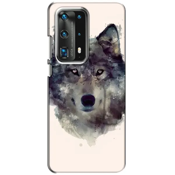 Чехол с рисунком «Волк» для Huawei P40 Чехол с рисунком «Волк» для Huawei P40
