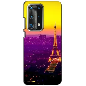 Чохол Ейфелева Вежа на Huawei P40 (Яскрава башня)