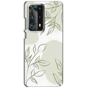 Чохол квітковий дизайн для Huawei P40 (Зелений дизайн)