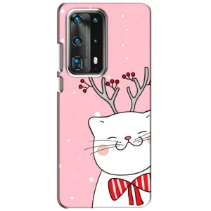 Чохол на тематику: Коти для Huawei P40 (Зимовий кіт)
